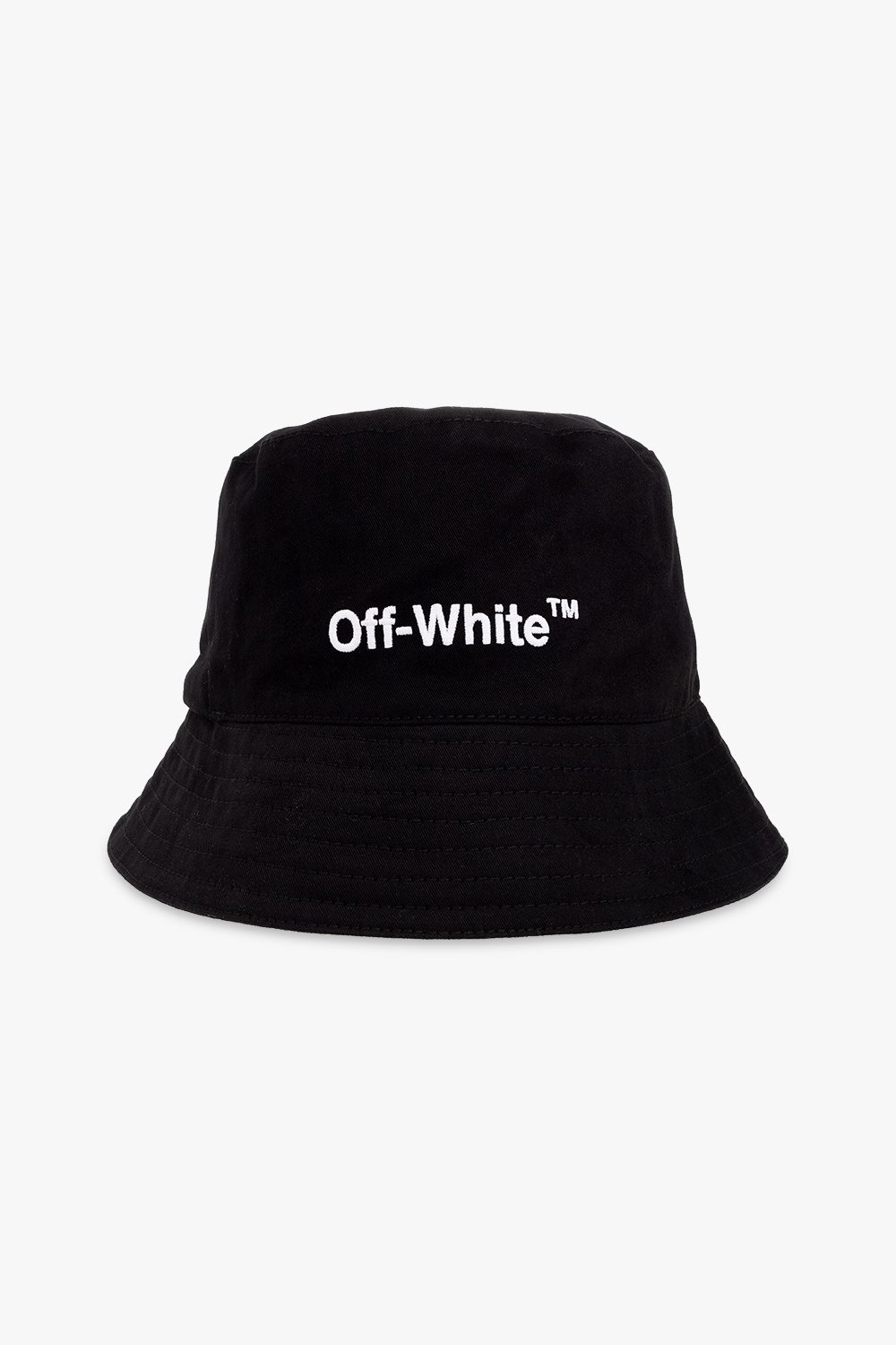 White - Bucket hat cap with logo Off - VbjdevelopmentsShops Italy 